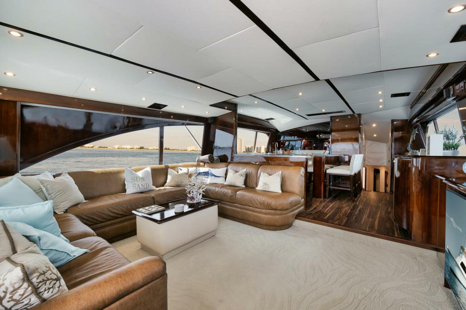 Ocean-73 Super Sport 2005-UNCONQUERED Riviera Beach-Florida-United States-Ocean 73 UNCONQUERED  Salon Seating-5892476 | Thumbnail