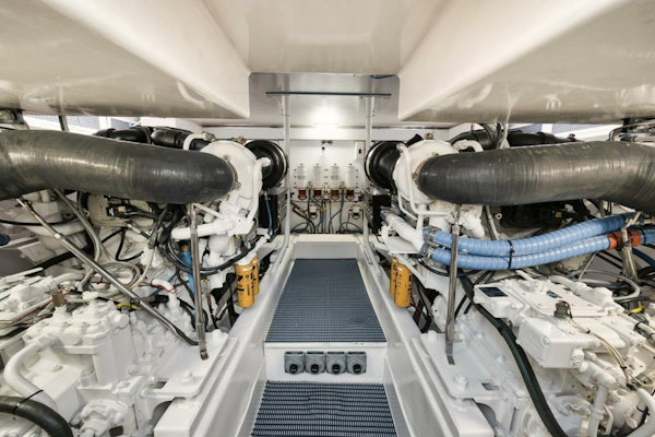 Ocean-73 Super Sport 2005-UNCONQUERED Riviera Beach-Florida-United States-Ocean 73 UNCONQUERED  Engine Room-5892500