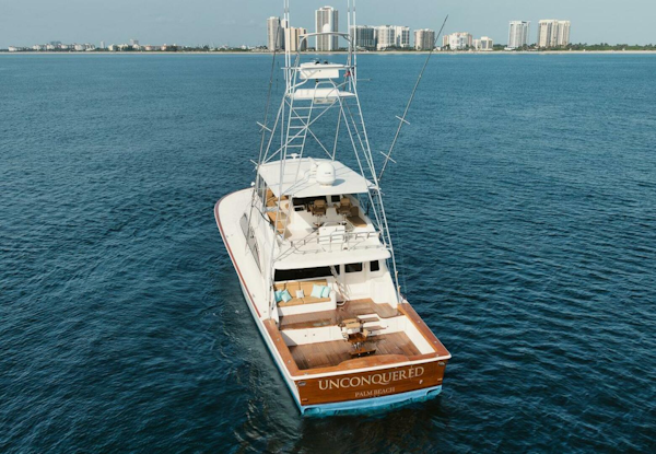 Ocean-73 Super Sport 2005-UNCONQUERED Riviera Beach-Florida-United States-Ocean 73 UNCONQUERED  Aerial Profile-5892509