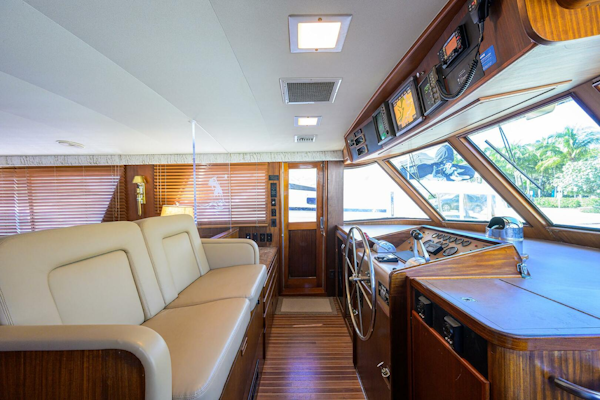 Hatteras-63 Motor Yacht 1987-Phantom Jupiter-Florida-United States-Hatteras 63  Phantom  Lower Helm-5908803