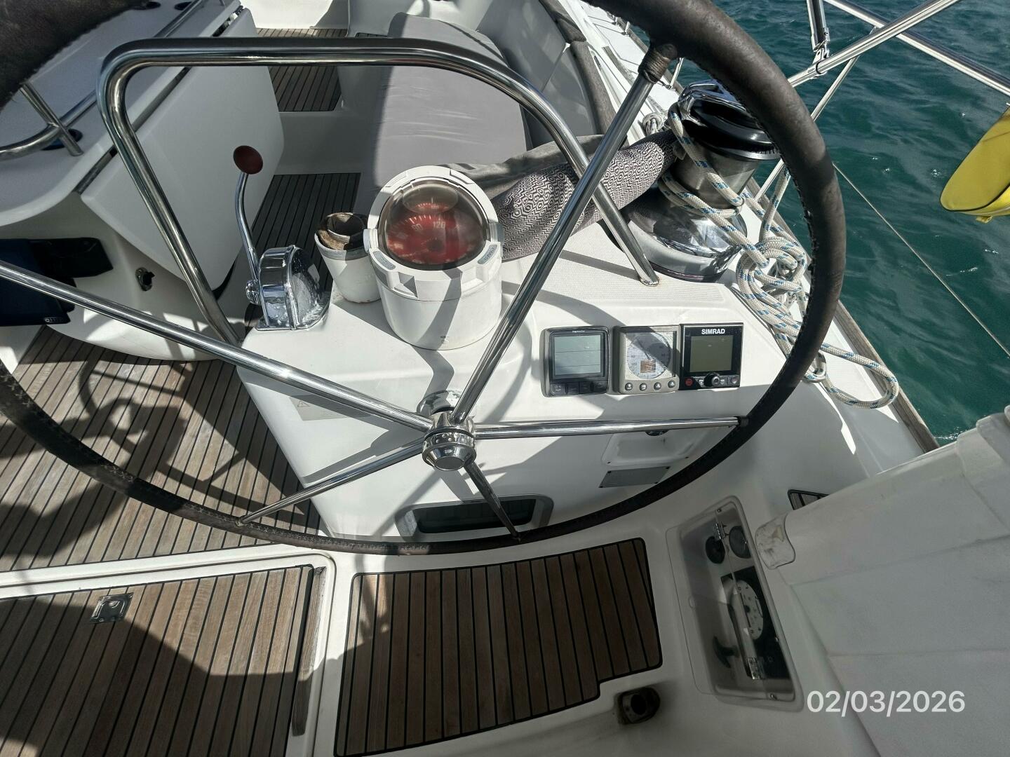 Jeanneau-Sun Odyssey 54DS 2008-Dan Marco IV Oranjestad-Aruba-54 Jeanneau cockpit starboard helm2-5922453 | Thumbnail