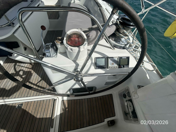 Jeanneau-Sun Odyssey 54DS 2008-Dan Marco IV Oranjestad-Aruba-54 Jeanneau cockpit starboard helm2-5922453