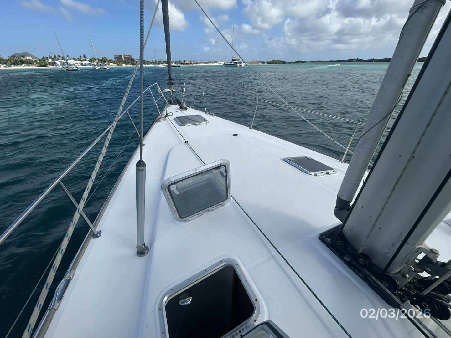 Jeanneau-Sun Odyssey 54DS 2008-Dan Marco IV Oranjestad-Aruba-54 Jeanneau foredeck1-5922498 | Thumbnail
