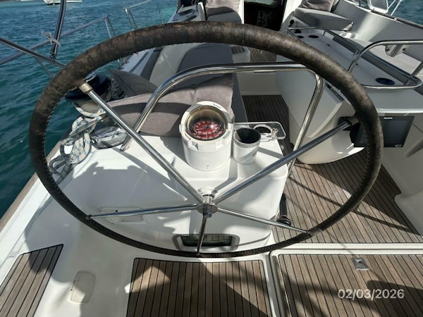 Jeanneau-Sun Odyssey 54DS 2008-Dan Marco IV Oranjestad-Aruba-54 Jeanneau cockpit port helm2-5922429