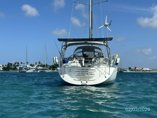 Jeanneau-Sun Odyssey 54DS 2008-Dan Marco IV Oranjestad-Aruba-54 Jeanneau aft profile-5922262
