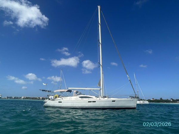 Jeanneau-Sun Odyssey 54DS 2008-Dan Marco IV Oranjestad-Aruba-54 Jeanneau starboard profile-5922962