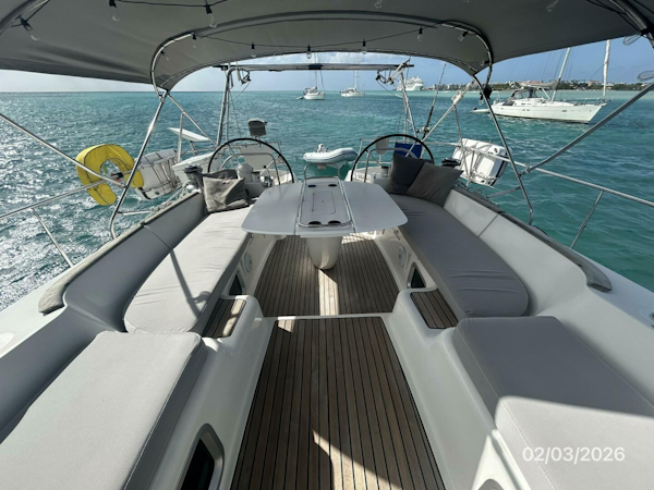 Jeanneau-Sun Odyssey 54DS 2008-Dan Marco IV Oranjestad-Aruba-54 Jeanneau cockpit aft-5922416