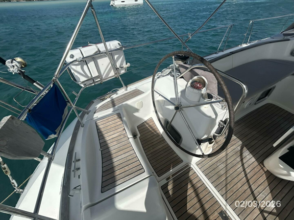Jeanneau-Sun Odyssey 54DS 2008-Dan Marco IV Oranjestad-Aruba-54 Jeanneau cockpit port helm1-5922428