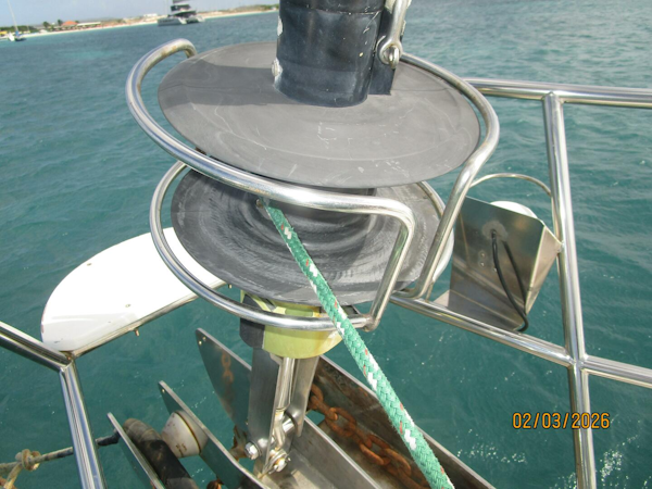 Jeanneau-Sun Odyssey 54DS 2008-Dan Marco IV Oranjestad-Aruba-54 Jeanneau roller furler-5922675