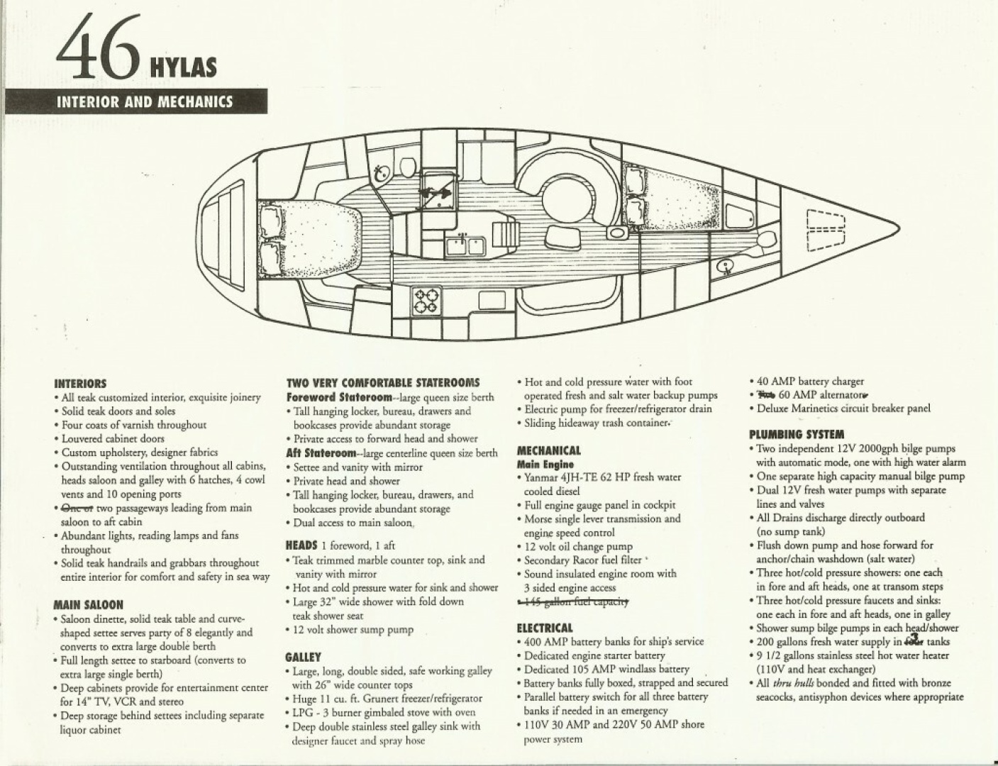 Hylas-46 1996-Hawke New Orleans-Louisiana-United States-1996 Hylas 46  Standard Equipment-6001655 | Thumbnail