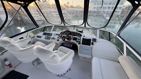 Sea Ray-420 Aft Cabin 2000-Tiny Dancer Englewood-Florida-United States-Flybridge Looking Forward-5936050