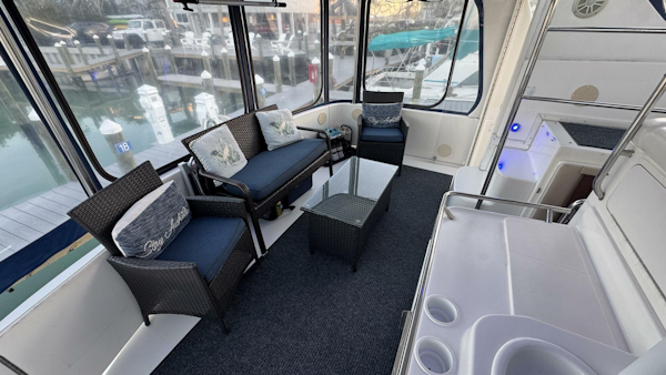 Sea Ray-420 Aft Cabin 2000-Tiny Dancer Englewood-Florida-United States-Aft Sun Deck Looking Port-5936027