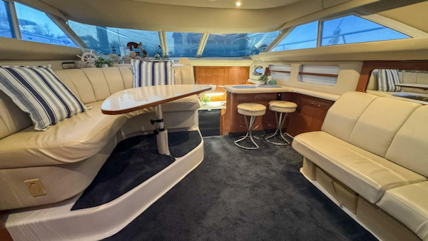 Sea Ray-420 Aft Cabin 2000-Tiny Dancer Englewood-Florida-United States-Salon Looking Forward-5936088