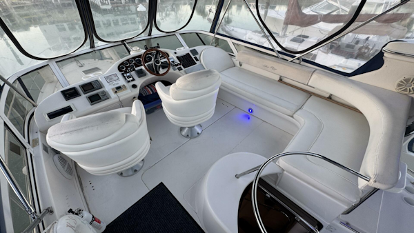 Sea Ray-420 Aft Cabin 2000-Tiny Dancer Englewood-Florida-United States-Fly Bridge Looking Forward-5936040