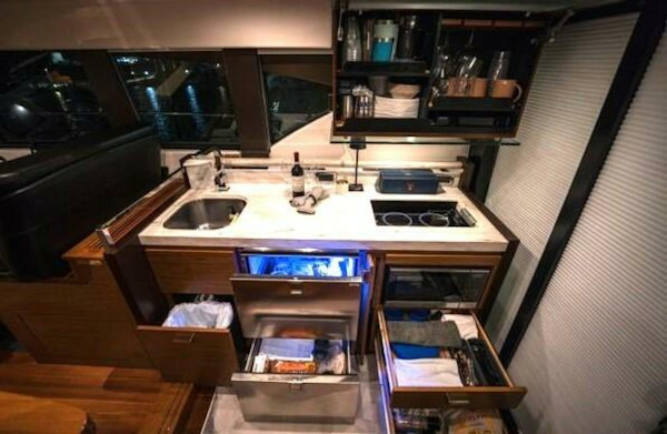 Tiara Yachts-44 Coupe 2016-NO AGENDA Westbrook-Connecticut-United States-Tiara 44 NO AGENDA   Galley Drawers-5931528