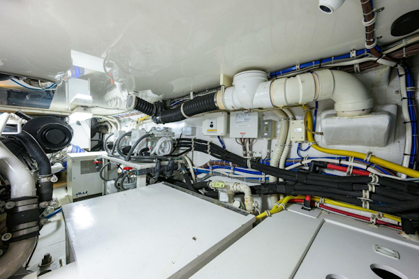 Hatteras-GT63 2013-Reelin N Dealin Palm City-Florida-United States-Hatteras 63 Reelin N Dealin  Engine Room-5934472