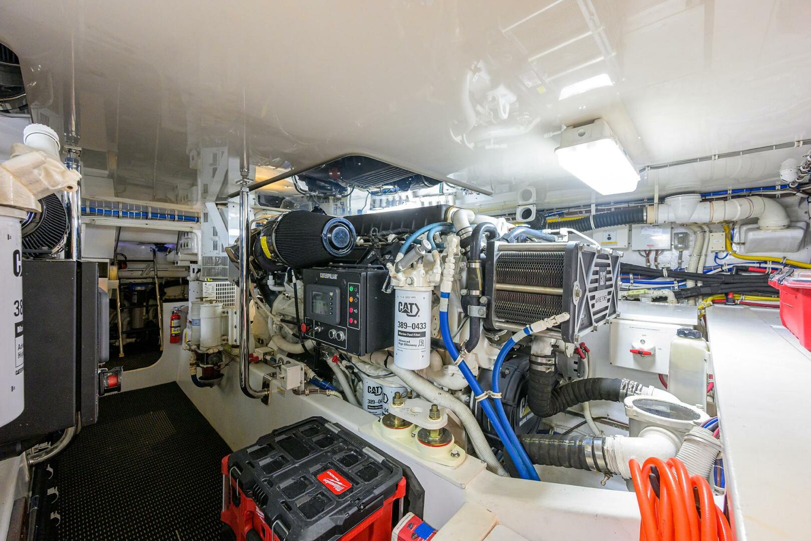 Hatteras-GT63 2013-Reelin N Dealin Palm City-Florida-United States-Hatteras 63 Reelin N Dealin  Engine Room-5934471 | Thumbnail