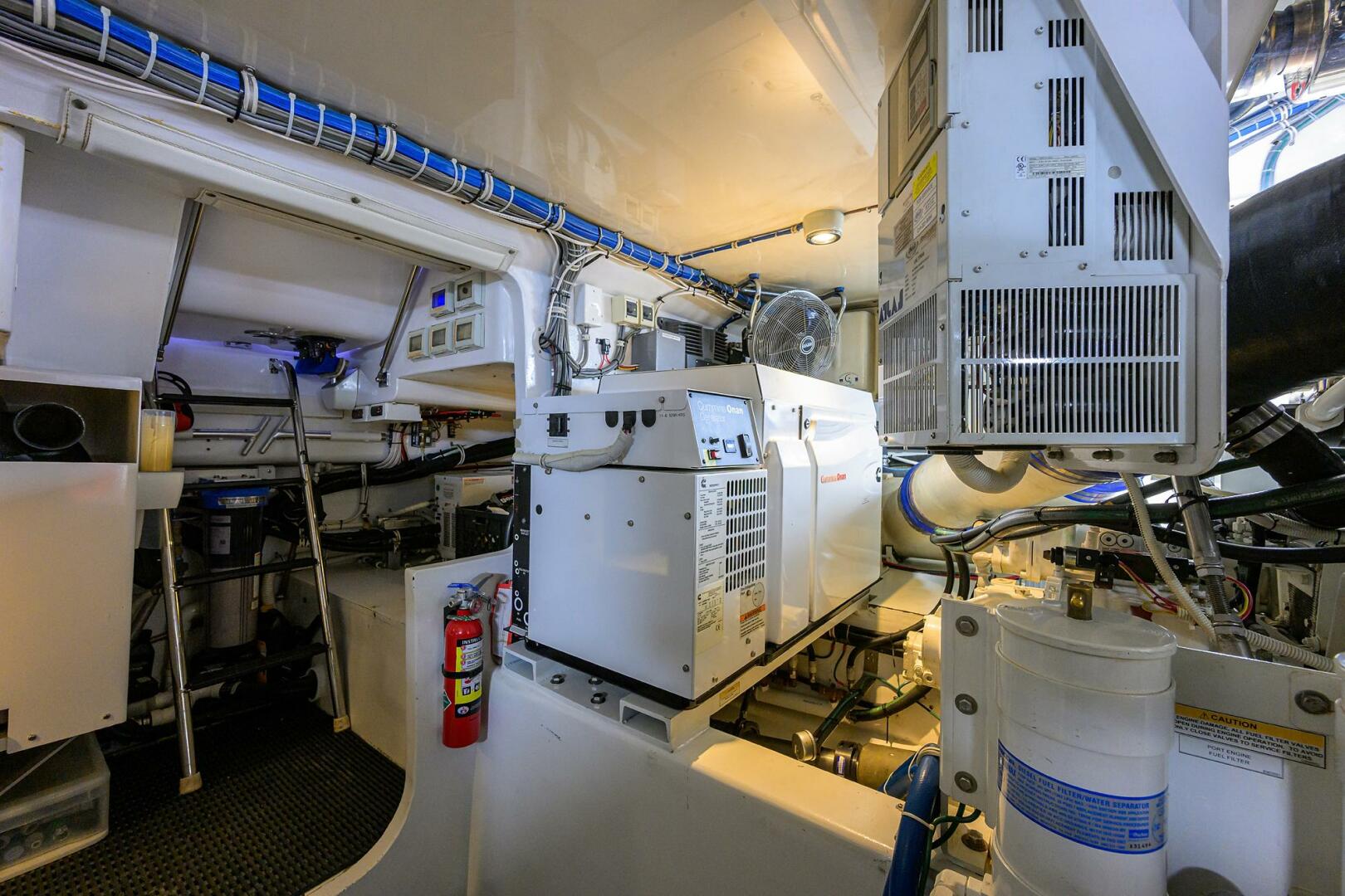 Hatteras-GT63 2013-Reelin N Dealin Palm City-Florida-United States-Hatteras 63 Reelin N Dealin  Engine Room-5934470 | Thumbnail