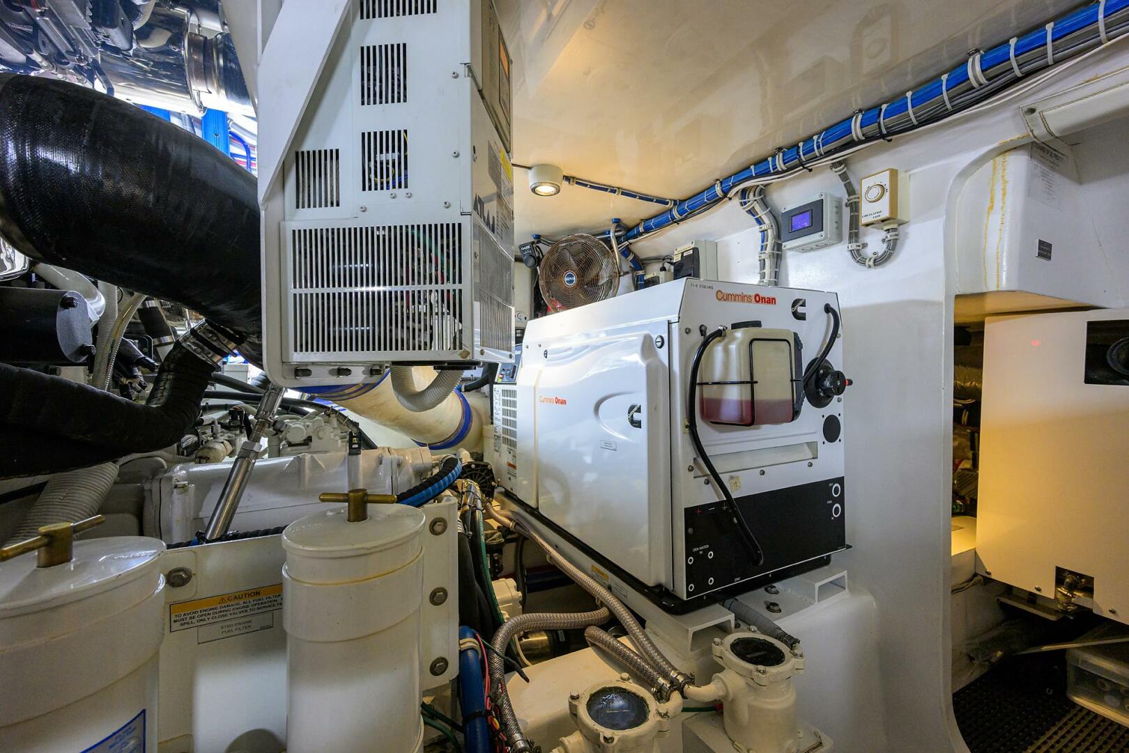 Hatteras-GT63 2013-Reelin N Dealin Palm City-Florida-United States-Hatteras 63 Reelin N Dealin  Engine Room-5934469 | Thumbnail