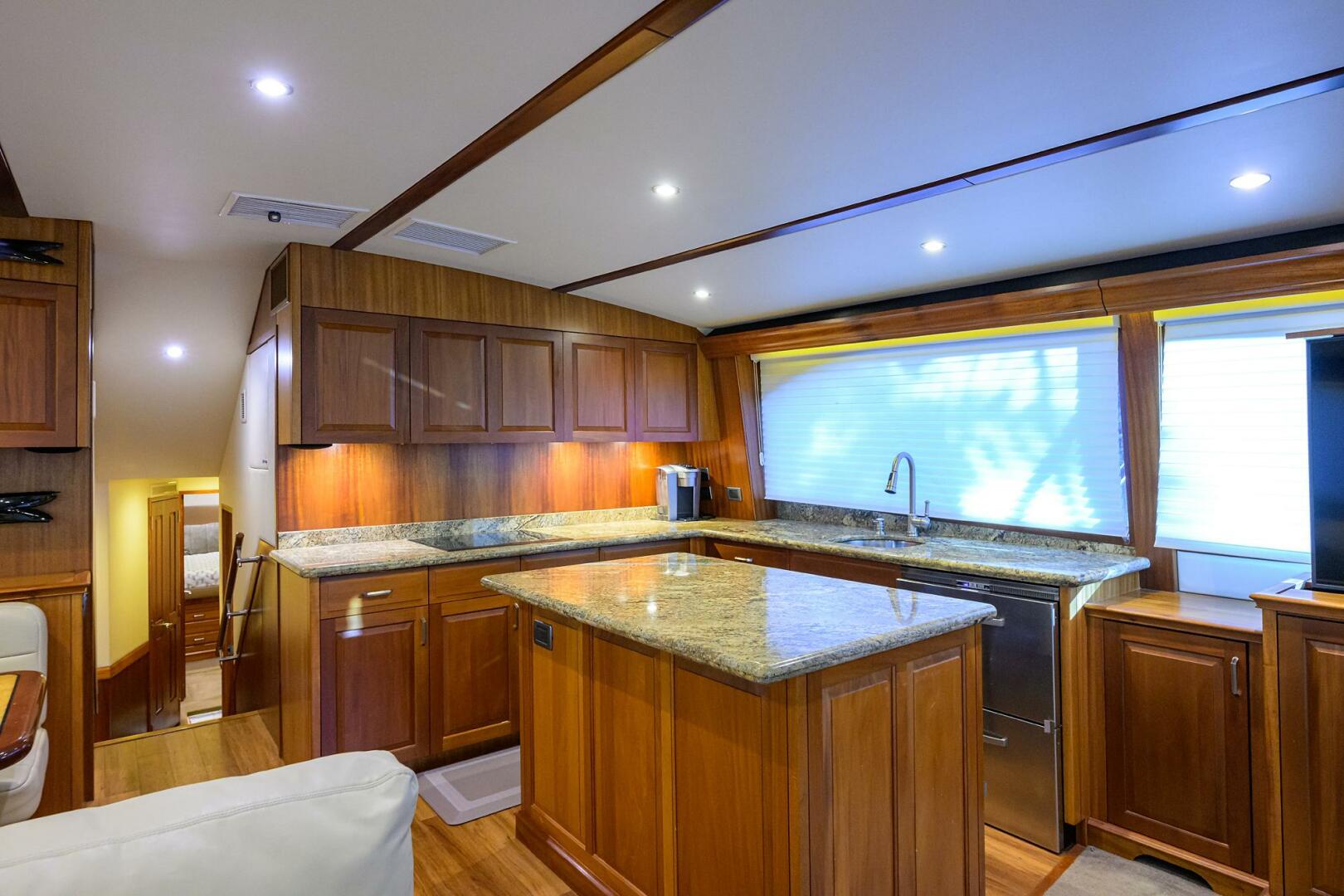 Hatteras-GT63 2013-Reelin N Dealin Palm City-Florida-United States-Hatteras 63 Reelin N Dealin  Interior Galley-5934085 | Thumbnail