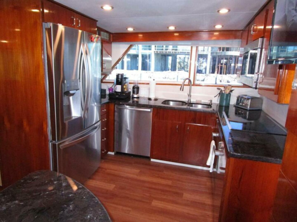 Burger-Flush Deck with Flybridge 1986-SHEPSL X Ft. Lauderdale-Florida-United States-Galley to Port  -5935182
