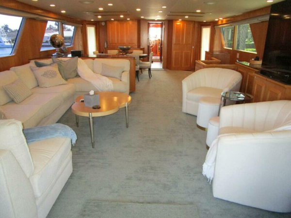 Burger-Flush Deck with Flybridge 1986-SHEPSL X Ft. Lauderdale-Florida-United States-Salon Looking Fwd. -5935195