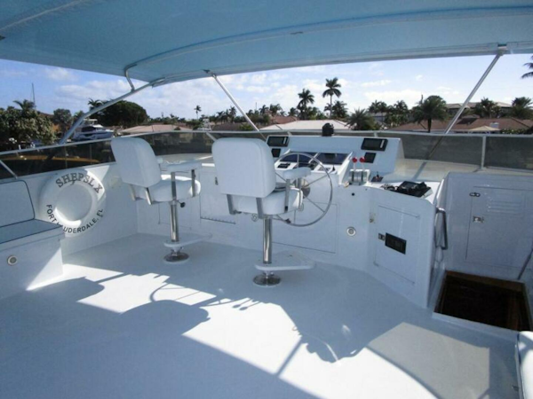 Burger-Flush Deck with Flybridge 1986-SHEPSL X Ft. Lauderdale-Florida-United States-Flybridge  -5935231
