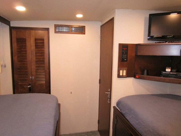 Burger-Flush Deck with Flybridge 1986-SHEPSL X Ft. Lauderdale-Florida-United States-Starboard Guest Looking Aft -5935216