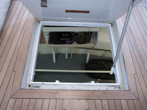 Burger-Flush Deck with Flybridge 1986-SHEPSL X Ft. Lauderdale-Florida-United States-Lazarette Access  -5935224