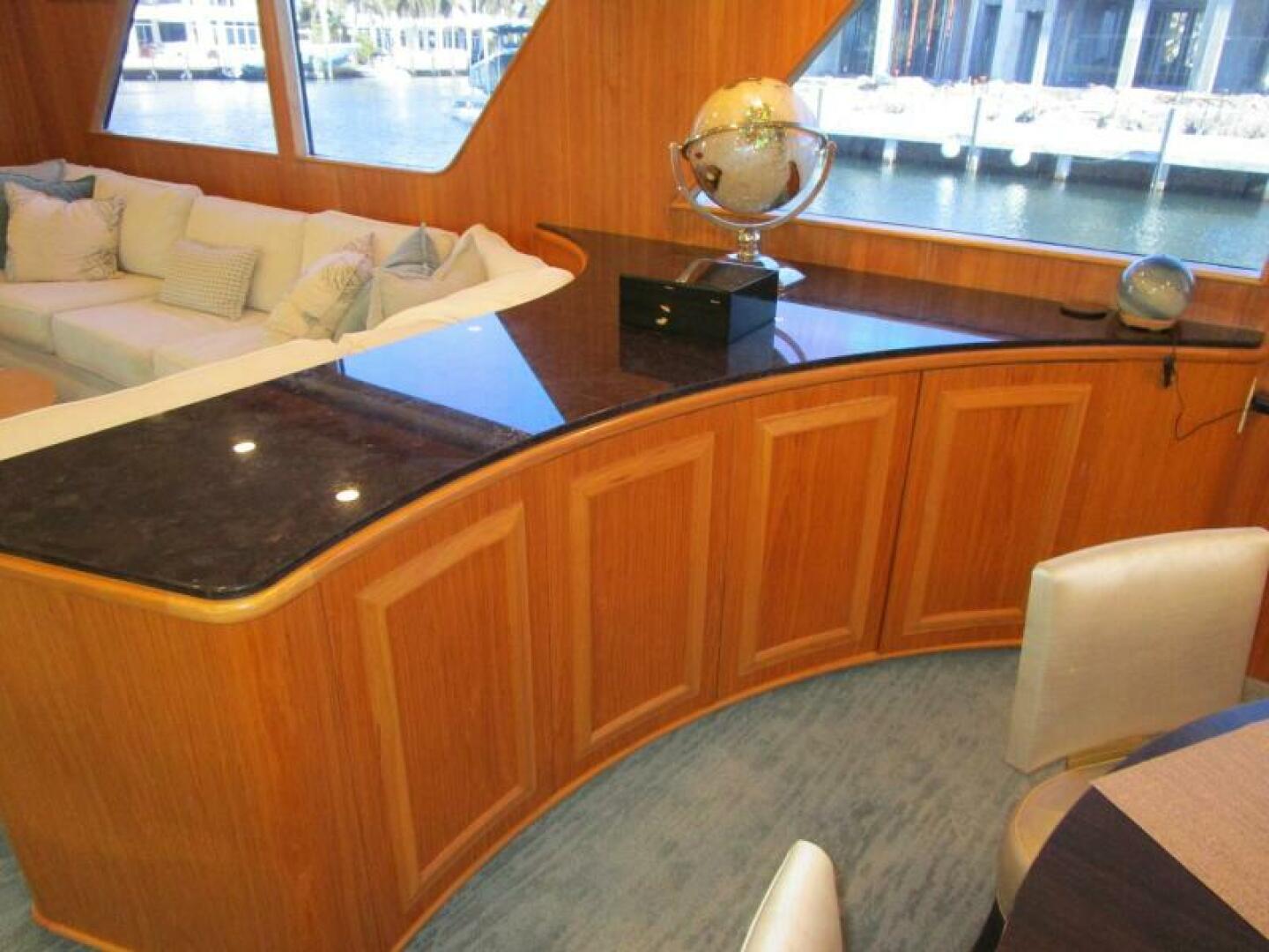Burger-Flush Deck with Flybridge 1986-SHEPSL X Ft. Lauderdale-Florida-United States-Additional Dining Area Storage -5935190 | Thumbnail