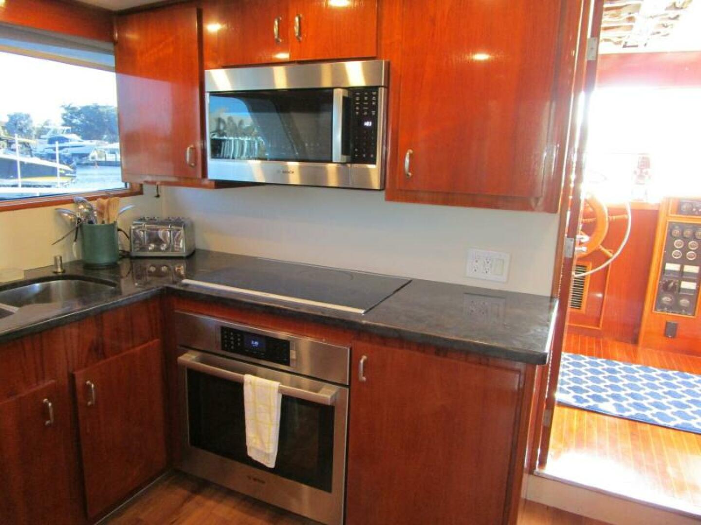 Burger-Flush Deck with Flybridge 1986-SHEPSL X Ft. Lauderdale-Florida-United States-Galley Forward -5935183 | Thumbnail
