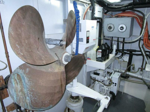 Burger-Flush Deck with Flybridge 1986-SHEPSL X Ft. Lauderdale-Florida-United States-Lazarette to Stbd.  -5935226