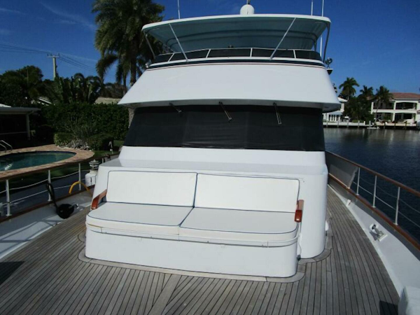 Burger-Flush Deck with Flybridge 1986-SHEPSL X Ft. Lauderdale-Florida-United States-Bow Seat  -5935219