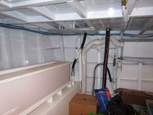 Burger-Flush Deck with Flybridge 1986-SHEPSL X Ft. Lauderdale-Florida-United States-New Lazarette to Port -5935229