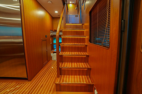 Marlow-Explorer 70E-CB 2025-ENTERPRISE Clearwater-Florida-United States-Stairs to Command Bridge-5944263