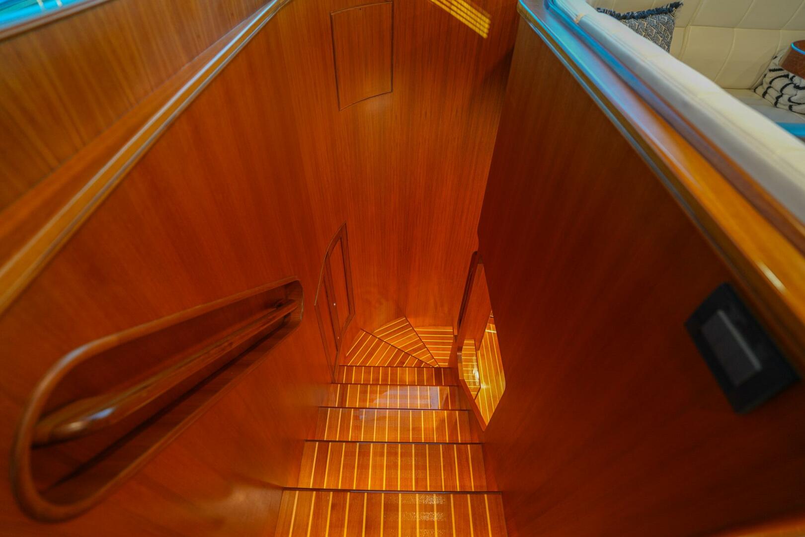 Marlow-Explorer 70E-CB 2025-ENTERPRISE Clearwater-Florida-United States-Companionway Stairs to Staterooms-5944248 | Thumbnail