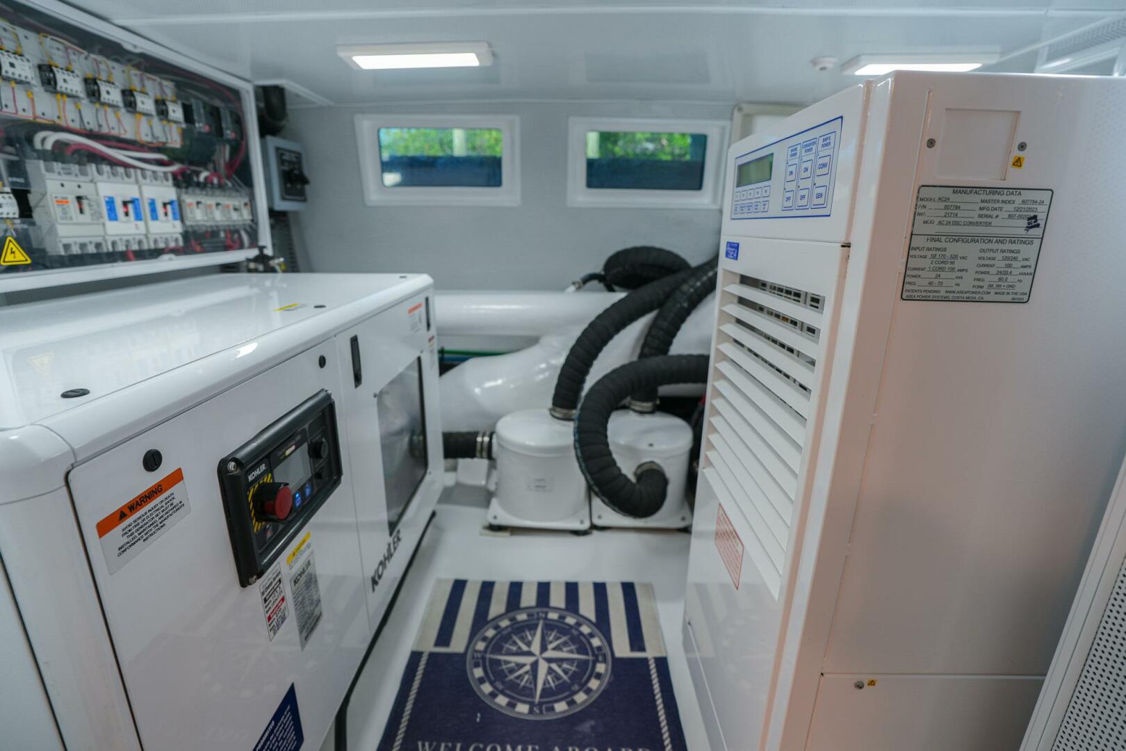 Marlow-Explorer 70E-CB 2025-ENTERPRISE Clearwater-Florida-United States-Generator Room Facing Port-5944284 | Thumbnail