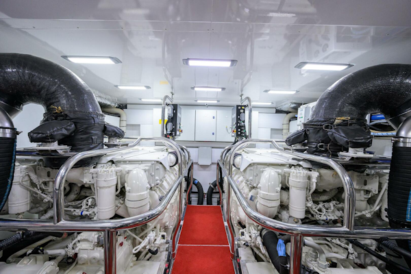 Princess-Y78 2021-Janie II West Palm Beach-Florida-United States-Princess Y78  Janie II  Engine Room-5959349