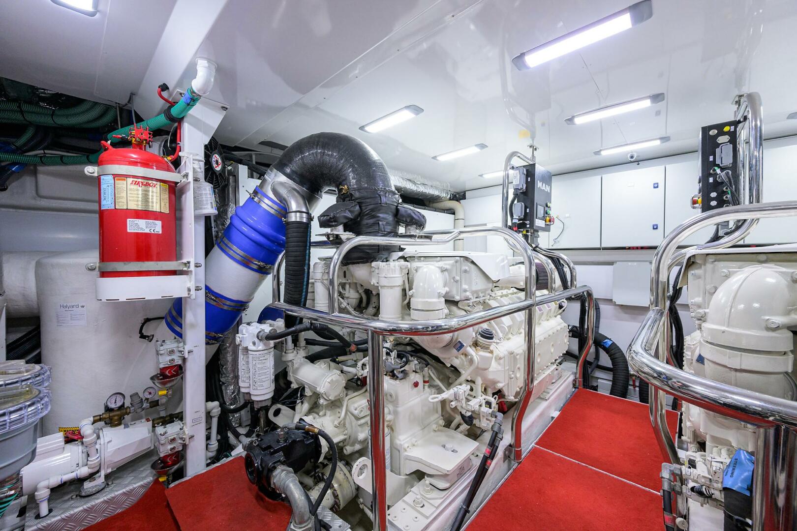 Princess-Y78 2021-Janie II West Palm Beach-Florida-United States-Princess Y78  Janie II  Engine Room-5959348 | Thumbnail