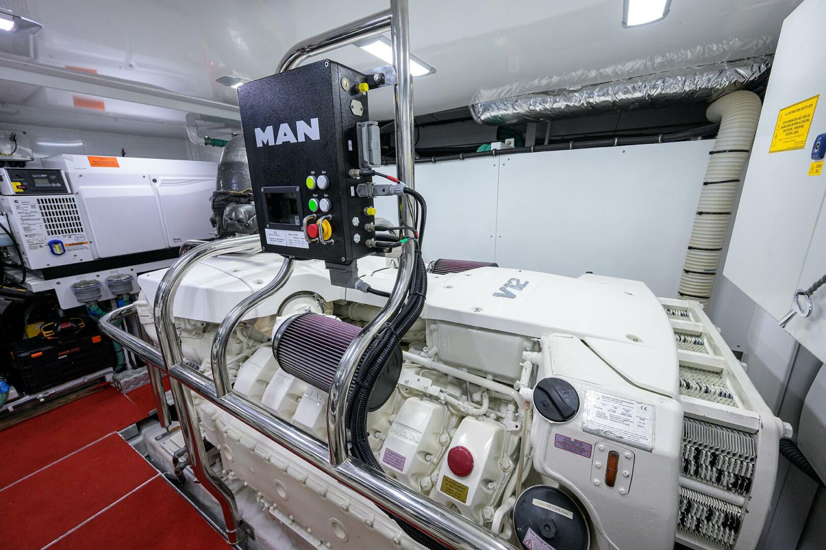 Princess-Y78 2021-Janie II West Palm Beach-Florida-United States-Princess Y78  Janie II  Engine Room-5959352 | Thumbnail