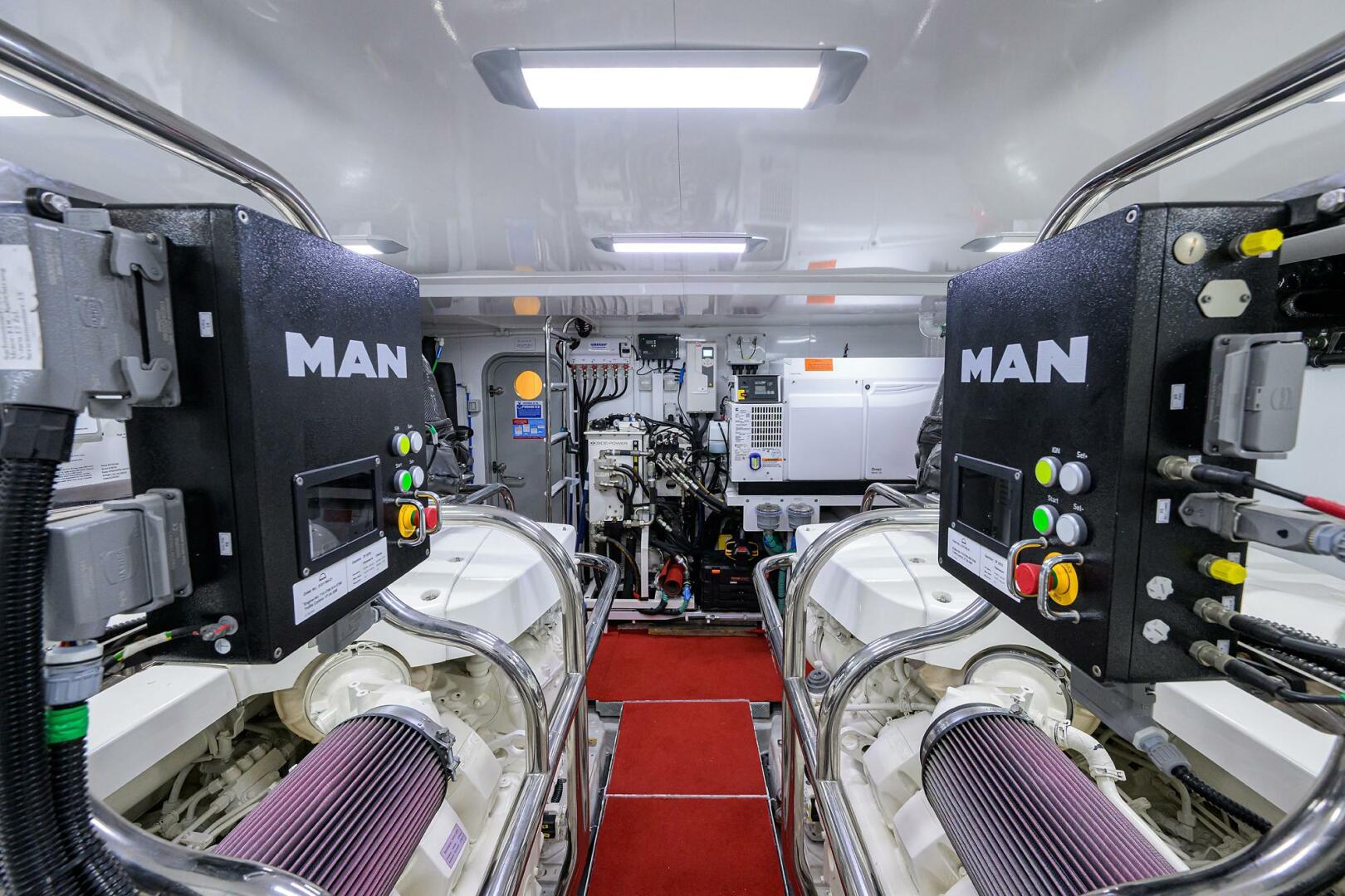 Princess-Y78 2021-Janie II West Palm Beach-Florida-United States-Princess Y78  Janie II  Engine Room-5959353 | Thumbnail