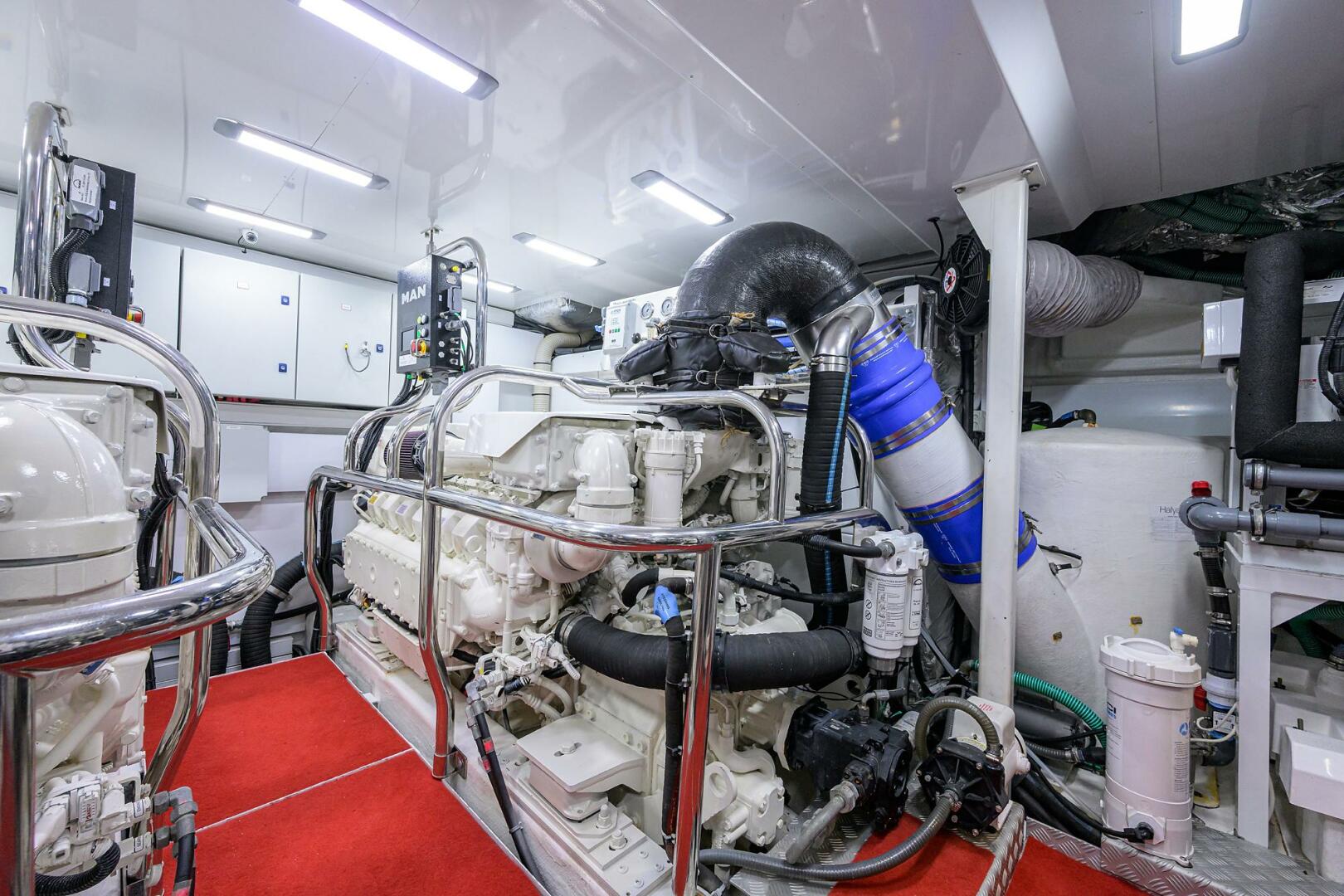 Princess-Y78 2021-Janie II West Palm Beach-Florida-United States-Princess Y78  Janie II  Engine Room-5959350 | Thumbnail