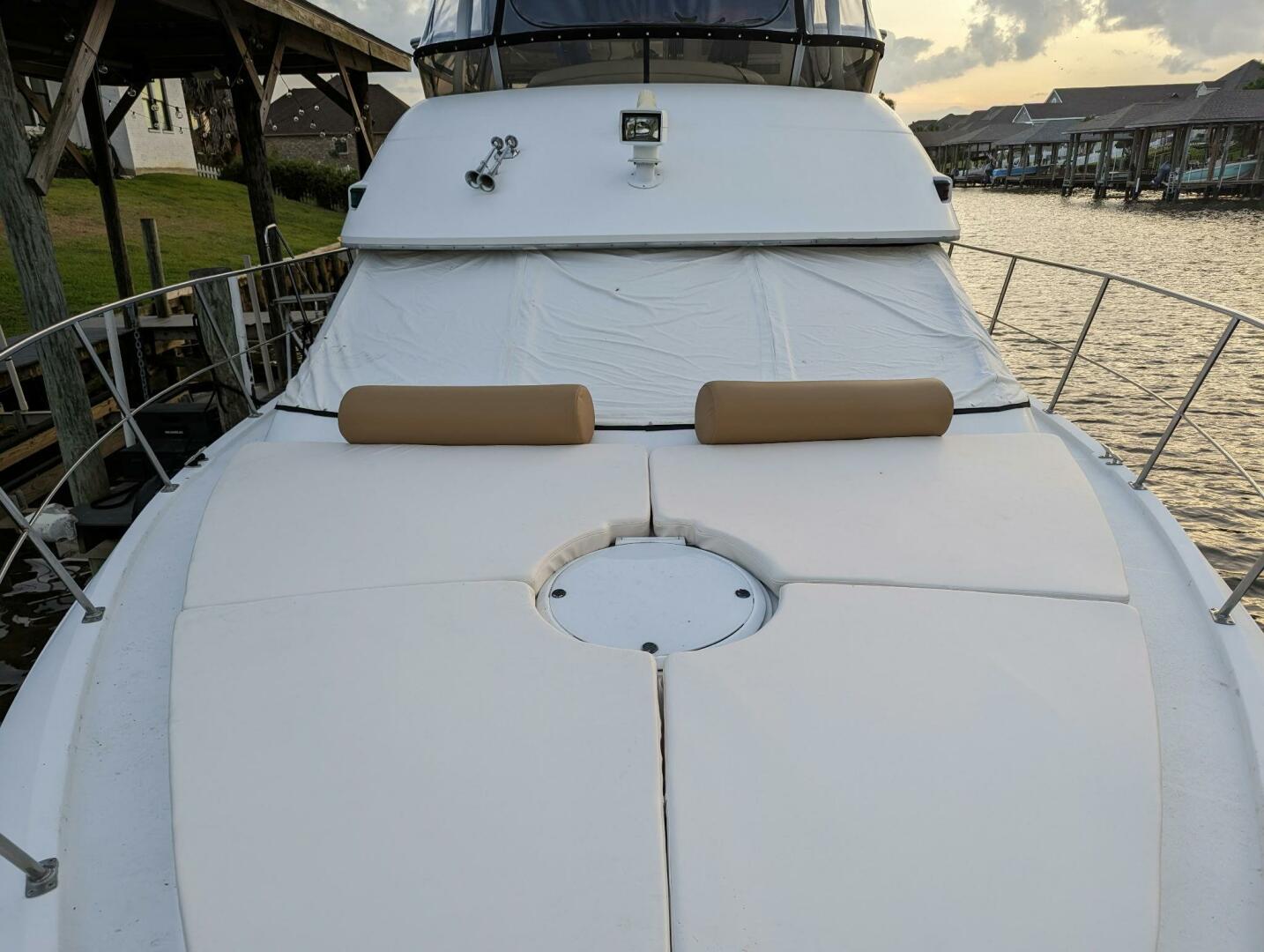 Carver-455 Aft Cabin 1996-Knot Sure Slidell-Louisiana-United States-Carver 455 Aft Cabin  Custom bow cushions-5961665 | Thumbnail