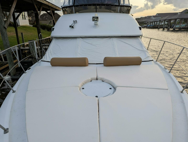 Carver-455 Aft Cabin 1996-Knot Sure Slidell-Louisiana-United States-Carver 455 Aft Cabin  Custom bow cushions-5961665