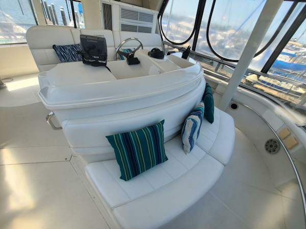 Carver-455 Aft Cabin 1996-Knot Sure Slidell-Louisiana-United States-Carver 455 Aft Cabin  Flybridge seating-5960551