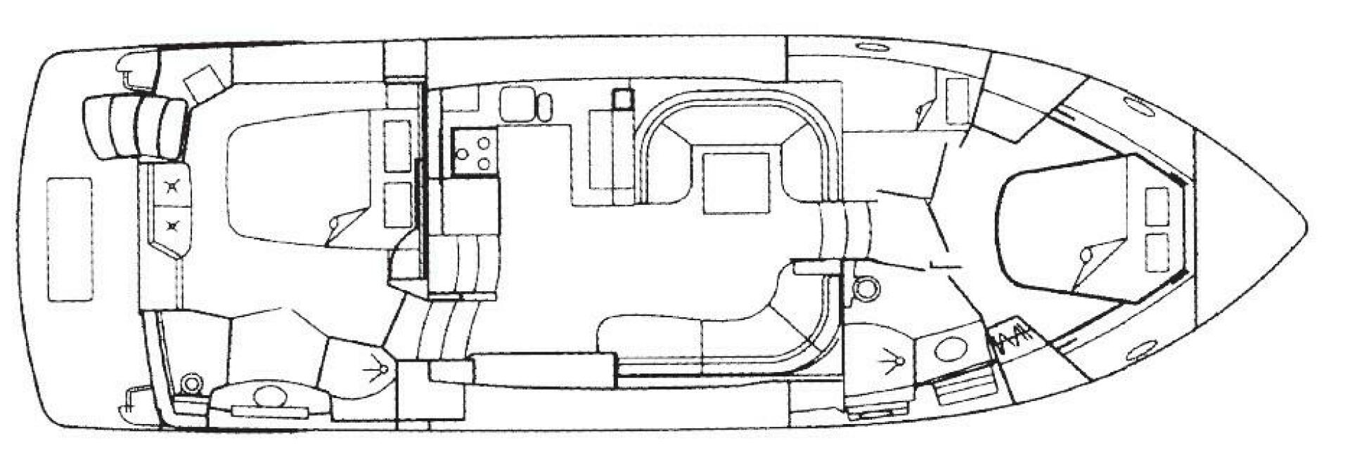 Carver-455 Aft Cabin 1996-Knot Sure Slidell-Louisiana-United States-Carver 455 Aft Cabin  Interior layout-5960555 | Thumbnail