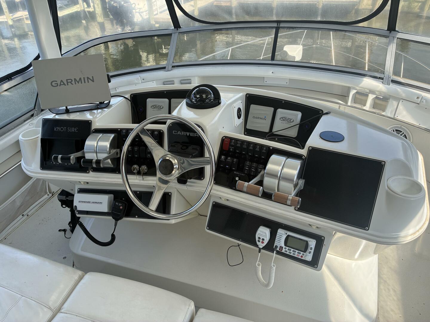 Carver-455 Aft Cabin 1996-Knot Sure Slidell-Louisiana-United States-Carver 455 Aft Cabin  Flybridge Helm Station-5961600 | Thumbnail