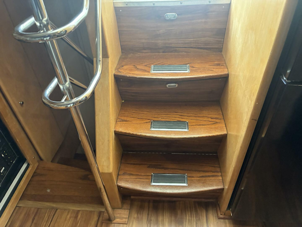 Carver-455 Aft Cabin 1996-Knot Sure Slidell-Louisiana-United States-Carver 455 Aft Cabin  Companion way steps-5961603