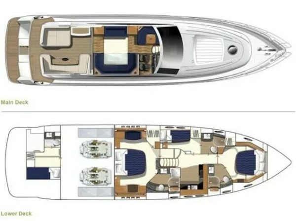 Viking Sport Cruisers-V65 Express 2001-Totally Hip Muskegon-Michigan-United States-5964849