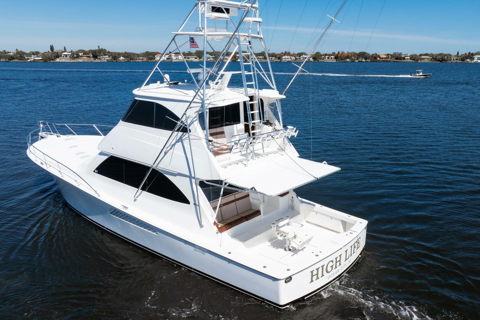 Used Viking 64' 64 Enclosed Bridge w/ Tower For Sale In Florida